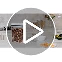 Airtight Cereal Dispenser Set, Storage Containers for Dry Goods