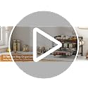 3 Tiers Tea Bag Organizer for Countertop - Wood Teabag Holder with Drawers