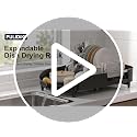 Dish Drying Rack, Expandable Dish Rack for Kitchen Counter