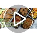 50-Pack Meal Prep Containers, Single Compartment with lids, 26 OZ.