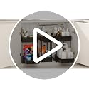 3-Pack 2-Tier Under Sink Organizers with Sliding Drawers