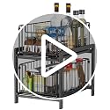 2-Tier Pull Out Cabinet Organizer, Slide Out Under Sink Organizer