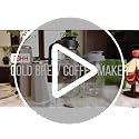 Cold Brew Coffee Maker, 64 oz Mason Jar Pitcher with Stainless Steel Filter, Pour Spout Handle Lid, Airtight & Leak-Proof for Iced Coffee,Tea & Lemonade