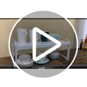 Expandable Cabinet Shelf Organizer, Adjustable kitchen Countertop Storage