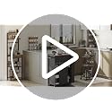 Lazy Susan Organizer, Rotating Spice Rack, 2 Tier Spice Turntable Organizer, Industrial Turntable Spice Holder, for Kitchen Countertop and Cabinet, Compact and Versatile, Rustic Brown SR22BR