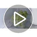 Clear Refrigerator Organizer Bin with Handles — 15 Inch Stackable Fridge and Pantry Storage Container for Snacks, Produce, Cans, Yogurt, Condiments, Dishwasher and Freezer Safe, Made in USA