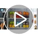 8 Pack Freezer Organizer Bins,Stackable,Clear Bins for Fridge,Pantry