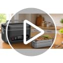 Heated Lunch Box for Adults, 1.2L Self-Heating Food Warmer Dark Gray