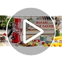 Cheese Grater Rotary, Rotary Grater for Kitchen, Kitchen Grater Vegetable Slicer with 3 Drum Blades, Fast Cutting Cheese Shredder for Vegetables and Nuts