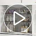 Clear Stackable Storage Drawers, 6 Pack Tall Organizer Set
