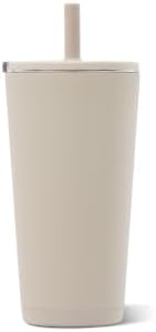 Everyday Tumbler 20 oz, Ceramic-Lined Straw Cup, Dune