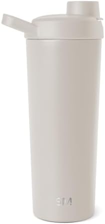 Simple Modern Protein Shaker Bottle, Stainless Steel | 24oz, Beige