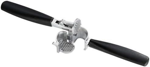 Stainless Steel Garlic Press with Non-Stick Coating, 8.5" x 2.4"