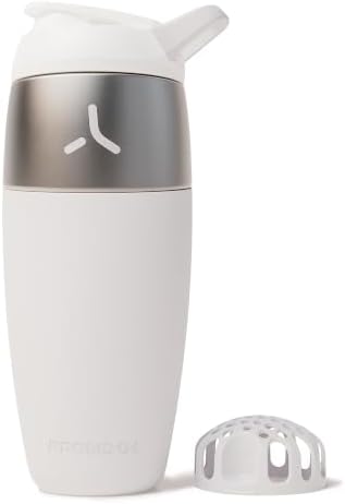 PROMIXX Pursuit Stainless Steel Shaker Bottle 32oz, White by PROMIXX