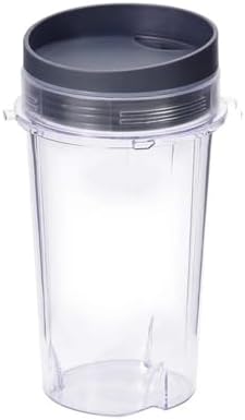 2 Pack 16Oz Cups Flat Lids Blender Single Serve by Unknown