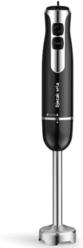 Upgraded 700W Immersion Hand Blender, Black by Djecakorla