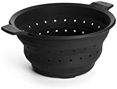 Concept Plus Multi-Function Collapsible Silicone Steamer & Colander Insert, 11", Gray
