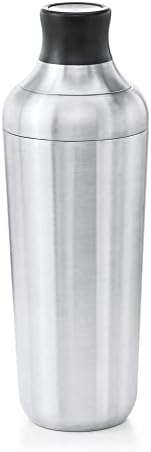OXO Steel Cocktail Shaker with Strainer, Stainless Finish - 24 oz Capacity