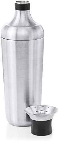 OXO Steel Cocktail Shaker with Strainer, Stainless Finish - 24 oz Capacity
