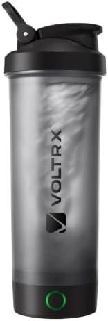 VOLTRX Protein Shaker Bottle, Merger USB C Rechargeable Electric Protein Shake Mixer, Shaker Cups for Protein Shakes and Meal Replacement Shakes, BPA Free, 26oz by VOLTRX