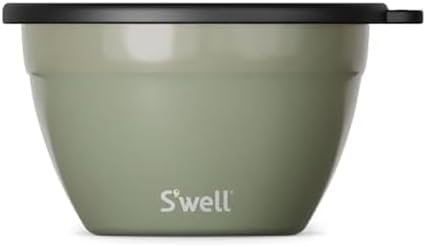 Stainless Steel Salad Bowl Kit 64 oz Mountain Sage
