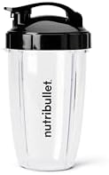 nutribullet 24 oz To-Go Cups and colored flip-top lids (Black/Green) - Image 3