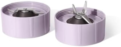 Personal Blender 12-Piece Set, 240W Motor, Emulsifying Stainless Steel Blade System, 16oz Travel Cup with Straw, BPA-Free Dishwasher Safe Jars (Lavender) - Image 7