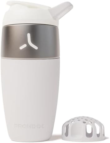 PROMIXX Pursuit Stainless Steel Shaker Bottle 26oz, White by PROMIXX