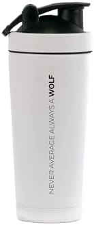 Stainless Shaker Bottle - Double Walled (Arctic White)