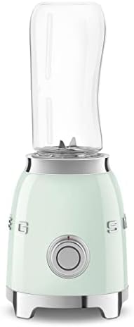 SMEG 50's Retro Style Personal Blender with Backlit Knob and Two BPA 600 ML Free bottles PBF01PGUS Pastel Green - Image 3