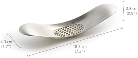 Joseph Joseph Garlic Rocker Crusher Mincer Press Dishwasher Safe, Stainless Steel