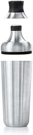 OXO Steel Cocktail Shaker with Strainer, Stainless Finish - 24 oz Capacity