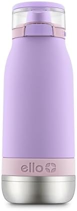 Emma 14oz Insulated Stainless Kids Water Bottle with Straw, Lilac/Cashmere