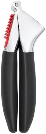 OXO Good Grips Garlic Press, Easy to squeeze & Self Cleaning Tool, Black