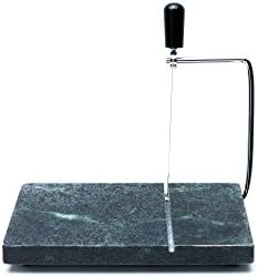 Marble Cheese Slicer, Green, 8 x 5 inch base