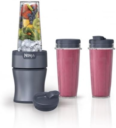 Ninja Nutri-Plus Personal Blender, 900PW, (3) 20oz Cups, Blue, BN301BLBRN by Unknown