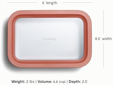 Caraway 6-Piece Glass Food Storage Set with Lids
