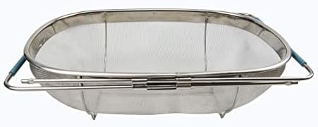 Expandable Over The Sink Oval Colander/Mesh Strainer Basket (1)