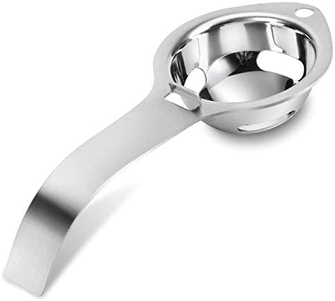 Egg Separator Egg Yolk White Separator Stainless Steel Egg White Yolk Sifting Filter Egg Divider Kitchen Tool for Baking/Cooking by Ytuomzi