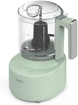 Martha Stewart 3 Cup Electric Vegetable Chopper & Mini Food Processor, Sage by MarthaStewart