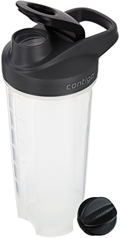 Contigo - 70290 Contigo Shake & Go Fit Snap Lid Shaker Bottle, 28 oz, Black - Image 3