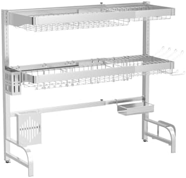 Over The Sink Dish Drying Rack, Extra Large Capacity Dish Drainer