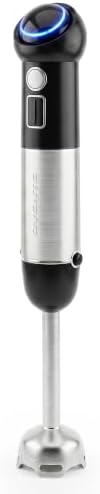 OVENTE Cordless Immersion Hand Blender, 300W Rechargeable Black HR995B by OVENTE