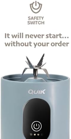 Portable Blender - Cordless 24oz. Personal Blender for Shakes and Smoothies, Licuadora, BPA Free - Ice Crush, Dishwasher safe parts, Waterproof, Triple Batteries, Juicer Cup (White)