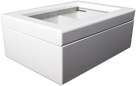 Wooden Tea Organizer For Tea Bags, White
