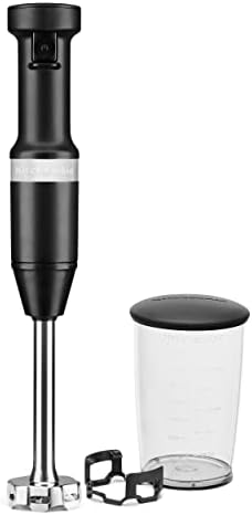 KitchenAid Variable Speed Corded Hand Blender, KHBV53, Matte Black - Image 2