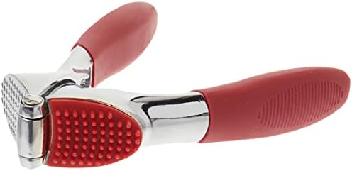 Garlic Press - Effortless Garlic Crusher with Built-In Cleaning Aid, Large Garlic Chamber, Comfortable Ergonomic Handle, BPA-Free & Dishwasher-Safe - Quick and Easy Meal Preparation