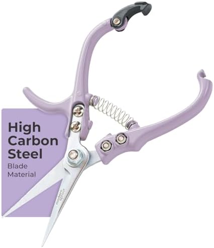 Pruning Shears- Garden Snips - Herb Scissors- Lavender 1-Pack