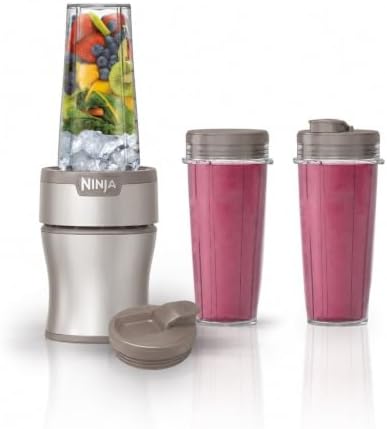 Ninja Nutri-Plus Personal Blender, 900PW, (3) 20oz Cups, Taupe, BN301BRBRN