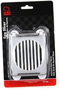 Chef Craft Basic Plastic Egg Slicer, 4 inches in length 8 stainless steel wires, White - Image 2